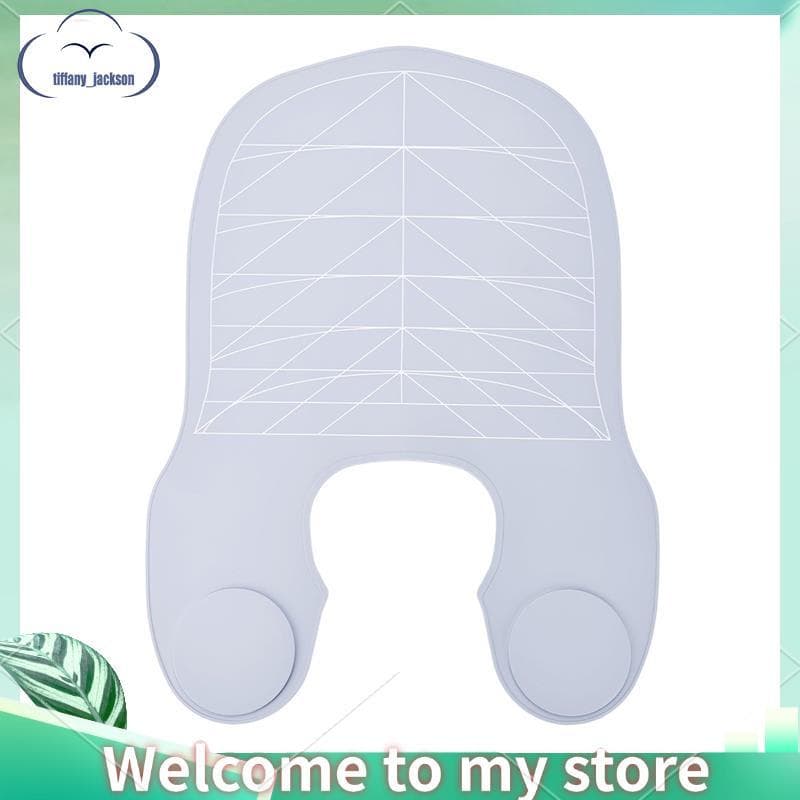Capa De Corte De Cabelo Listrada , 1 Peça , Silicone , À Prova D'água , Gola , Salão De Cabeleireiro , Almofada