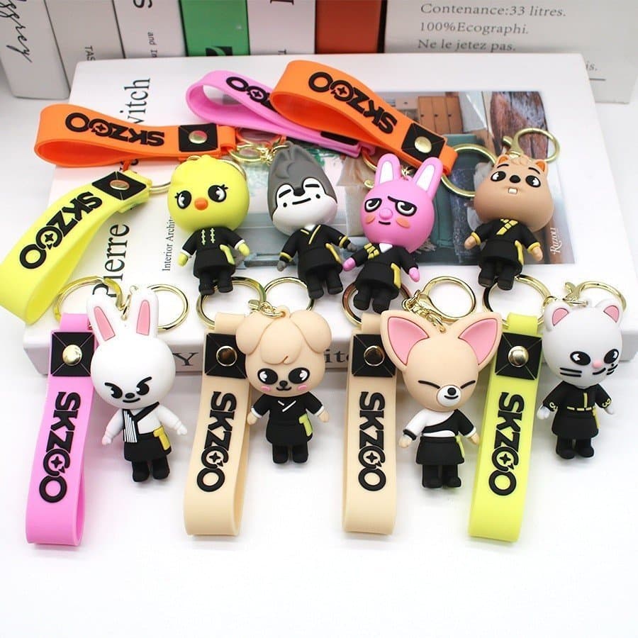 Pingente De Boneca 3D Skzoo Stray Kids Porta-Chaves