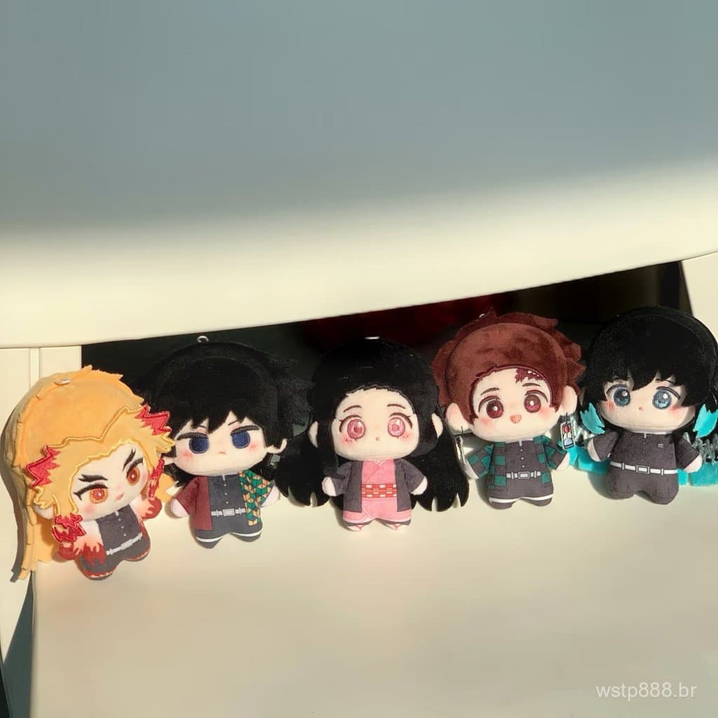 2025 "Demon Slayer" 10cm Tomica Kiyoya, Muichiro, Tokito, Bonito, Kamado Tanjiro brinquedos de pelúcia de algodão feitos