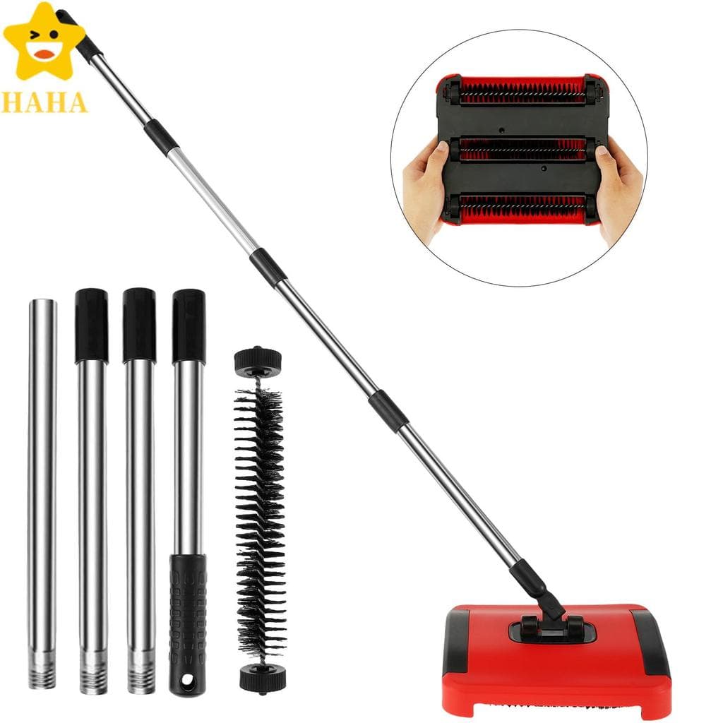Vassoura De Chão De Carpete Com Crina Manual , Limpador , Não Elétrico , Empurrar Varredor Shopbc4903