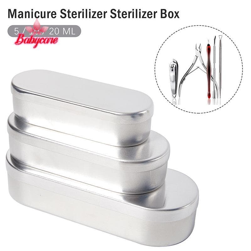 BYCE > Caixa Esterilizadora Para Manicure , Bandeja Ferramentas De Unhas , Recipiente Resistente , Esterilizador De Alta