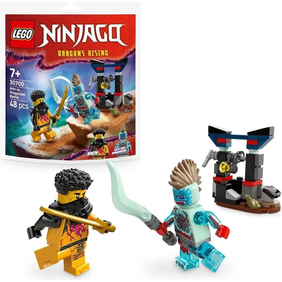Lego Ninjago 30700 Batalha De Arin Vs Draconiano