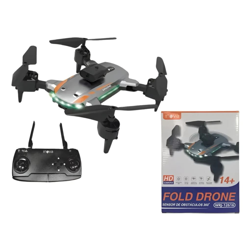 Drone dual câmera WRJ-126164k 4k Full Hd com Gps sensor o...