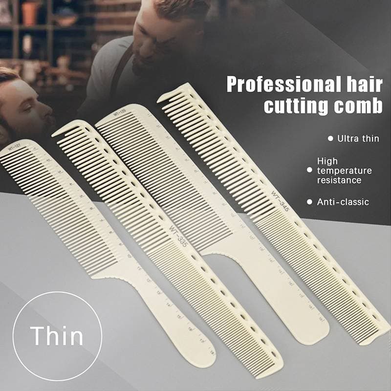 W-Beauty 1 Pçs Barbeiro Escala De Plástico Régua Laser Hairb Profissional Cabeleireiro Escovas Salão De Beleza Ferrament
