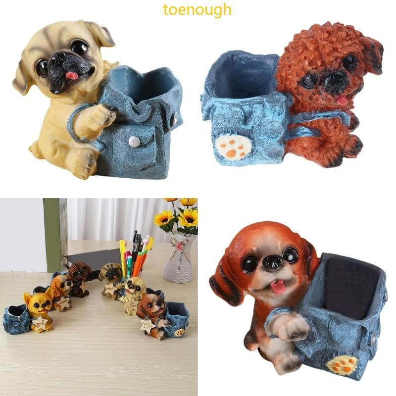 Toe Mesa Resina Lápis Copo Desktop Caneta Suporte Maquiagem Escova Organizadores Caixa Armazenamento