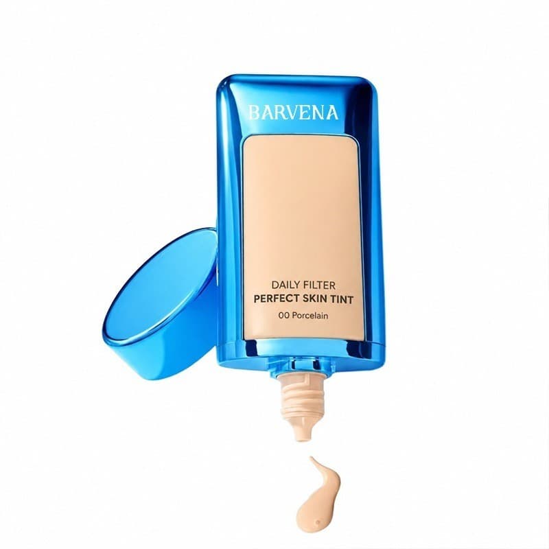 Corretivo Líquido - Alta Cobertura Natural, Base Suave para Pele Oleosa, Maquiagem de Longa Duração 12H, Acne e Olheiras