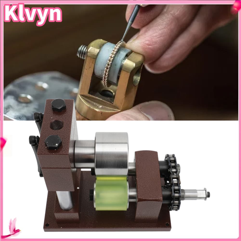 Klvyn-br Máquina de dobra de anel de manivela, prensa de pulseira segura para fabricação de joias