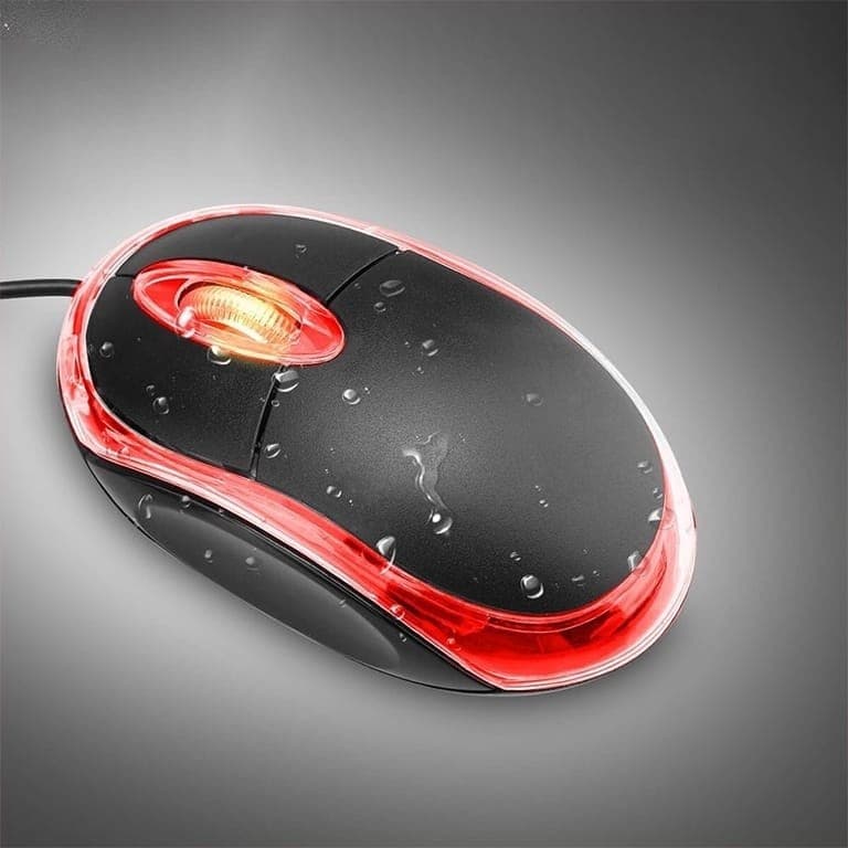 Mouse Óptico com Fio USB ML M01 1000DPI, com Iluminação LED, Modelo M01