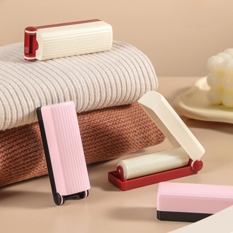 Mini dispositivo de cabelo pegajoso portátil rolo portátil viagem portátil roupas removedor de pêlos reutilizável laváve