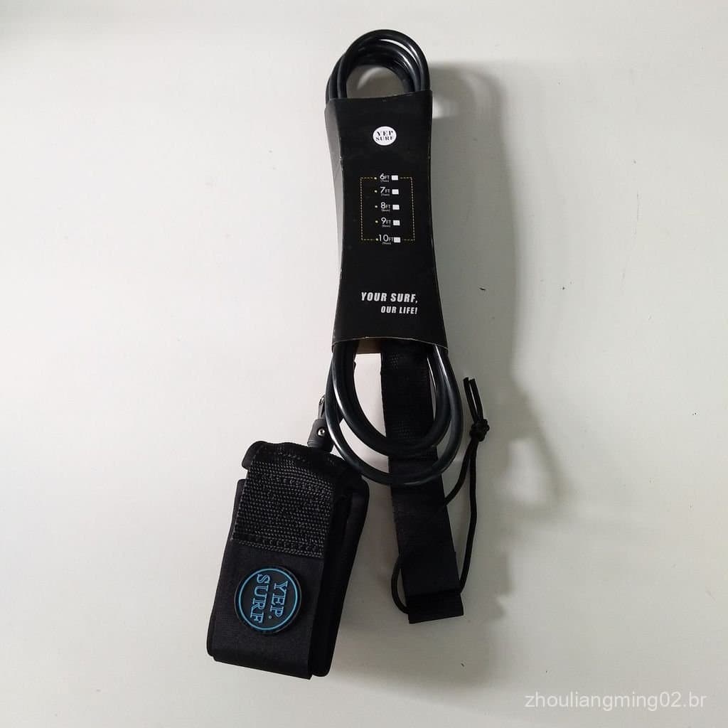 Sim. Leash de surf, acessório para esportes aquáticos, corda reta para prancha de surf, 9 pés, 8mm.