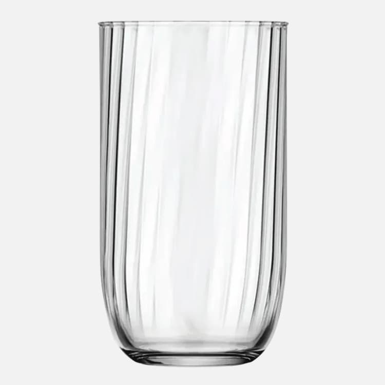 Copo Long Drink Fiore 315 ml Transparente Nadir - Kit com 24 Unidades