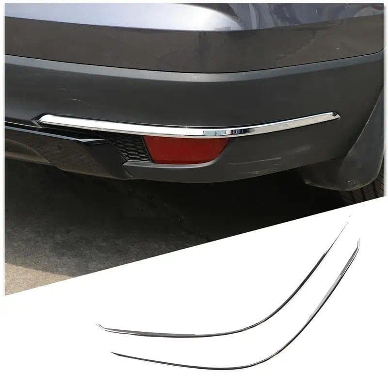 Para Honda Piloto 2015-2022 ABS Prata Brilhante Luz De Nevoeiro Traseira Lâmpada Foglight Capa Guarnição Decoração Estil