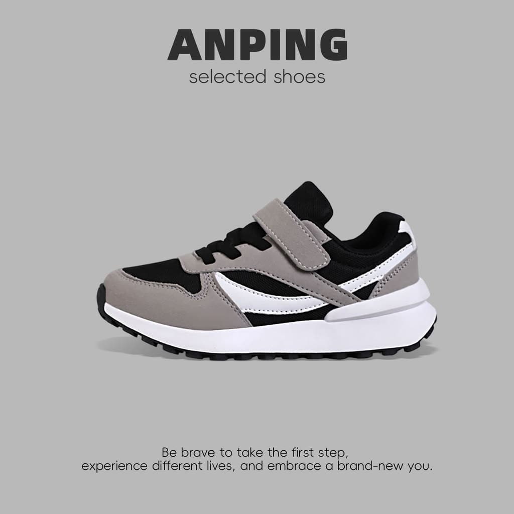 Jinjiang sapatos infantis outono 2026 novo estilo malha respirável leve meninos sapatos esportivos médio grande crianças
