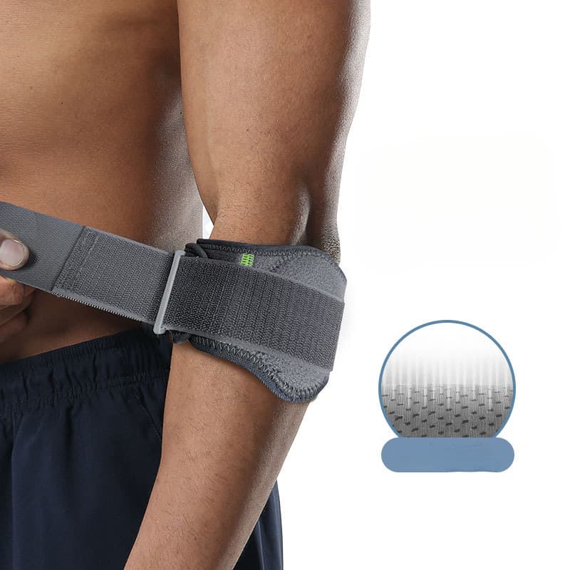Protetor de cotovelo, faixa de verão, suporte de compressão, protetor de cotovelo anti-colisão para badminton, vôlei e e