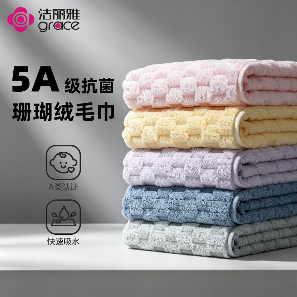 Jieliya toalha Coral velo antibacteriano doméstico absorvente adulto rosto toalha feminino cabelo seco banho rosto toalh