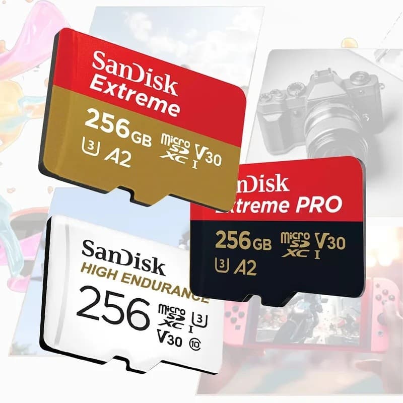 Cartão Micro SD SanDisk De Alta Resistência , 32GB , 64GB , 128GB , 256GB , Leitura E Escrita Velocidade , Vigilância Po