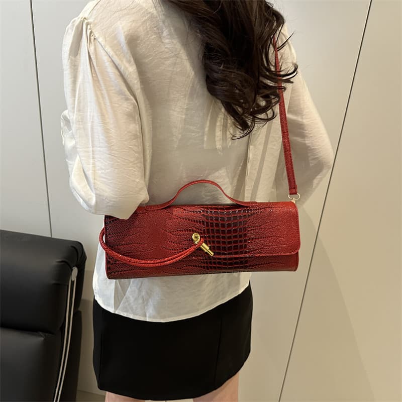 Popular nicho francês Baguette axilas saco feminino 2026 quatro estações novo estilo na moda moda Retro bolsa de ombro n