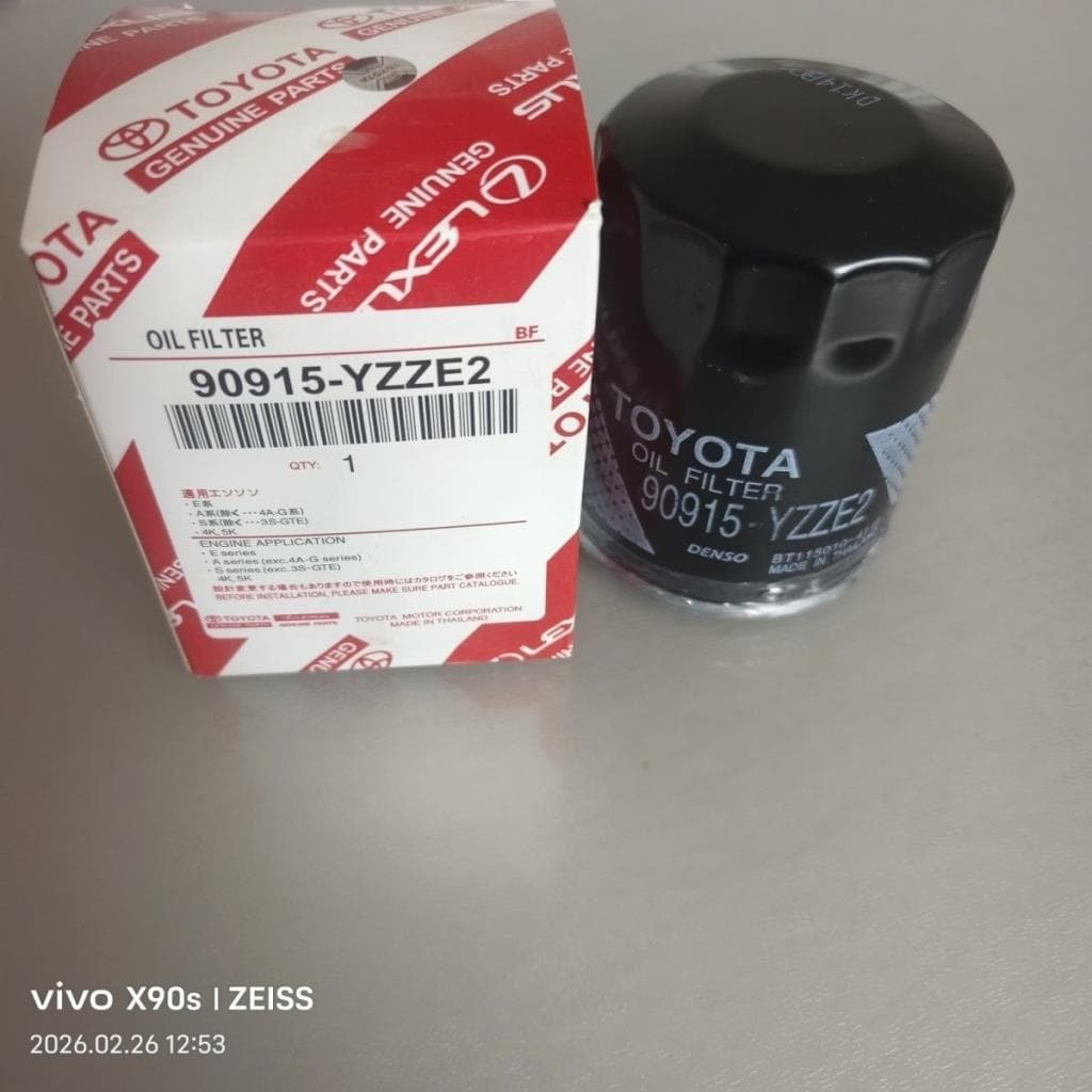 Adequado para filtro de óleo Toyota RAV4 Camry Grade de óleo Camry 2.4 Filtro de óleo 90915-YZZE2