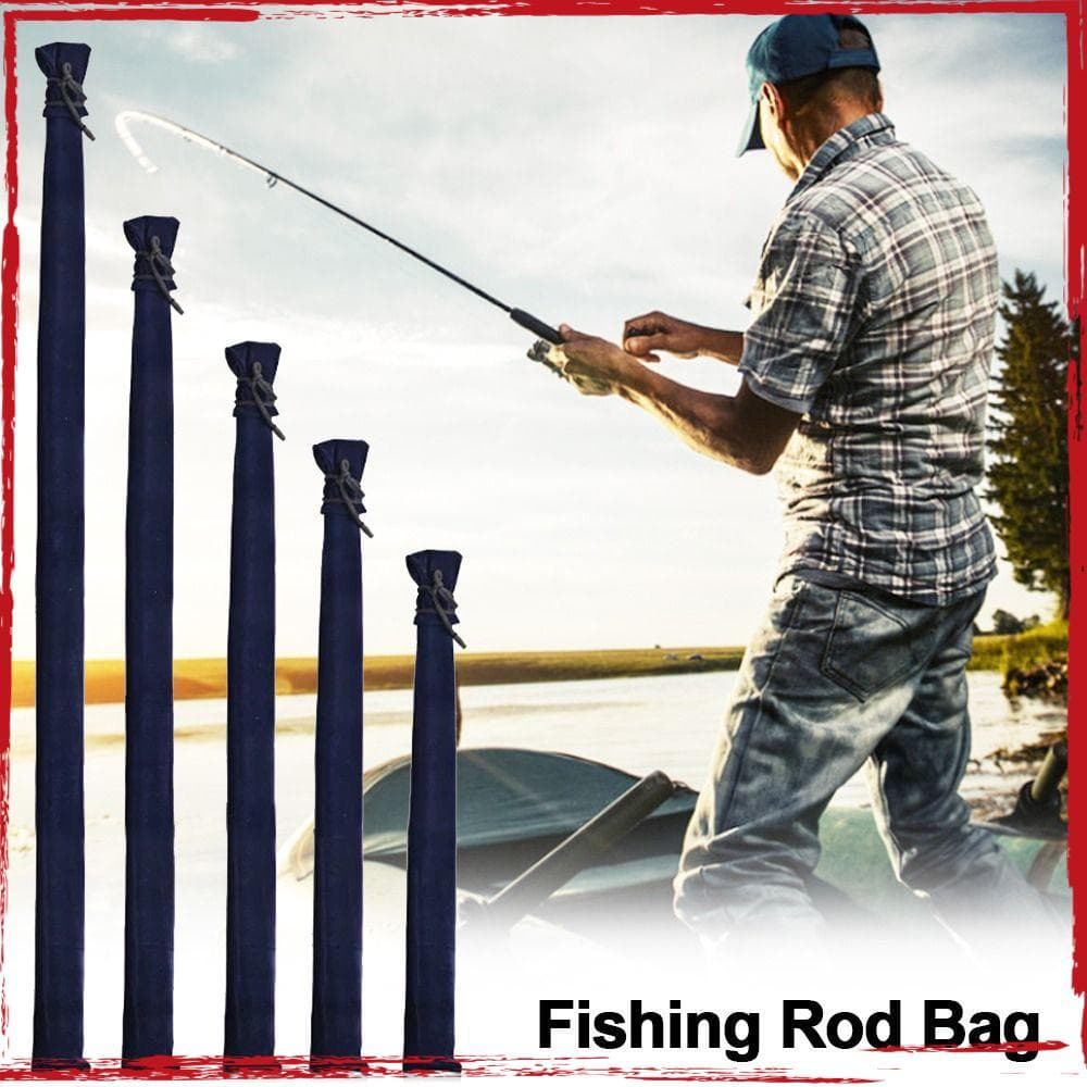 Bolsa Para Vara De Pesca , Portátil Dobrável Isca , Capa Protetora De Veludo Grosso