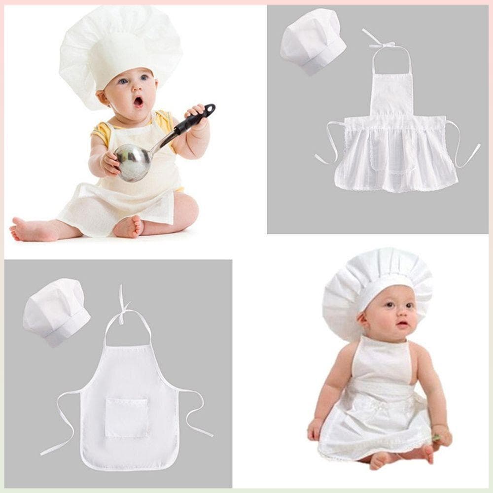 ME Baby Chef Chapéu De Avental Cozinheiro Vestir Foto Propaganda Multifuncional Para Bebês