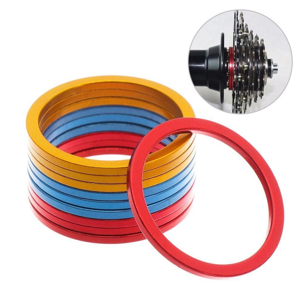 CHLIZ 5 Peças Espaçadores De Cubo De Volante 1 ~ 2.5 Mm Lacuna De Roda Livre Junta De Arruela De Eixo De Alta Qualidade