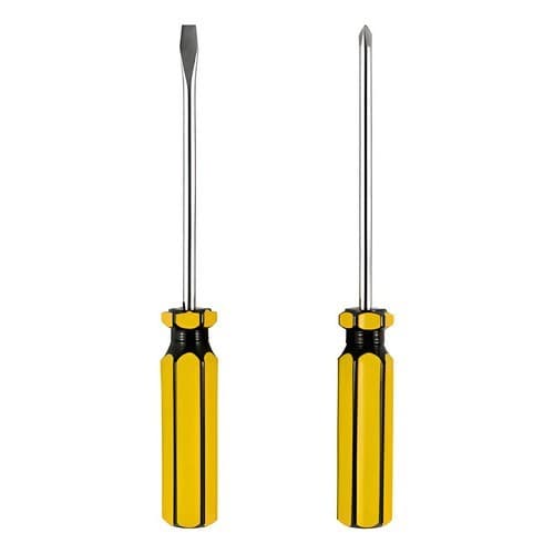 Kit Chave De Fenda 6'' E Chave Philips 6'' - Aço Forte