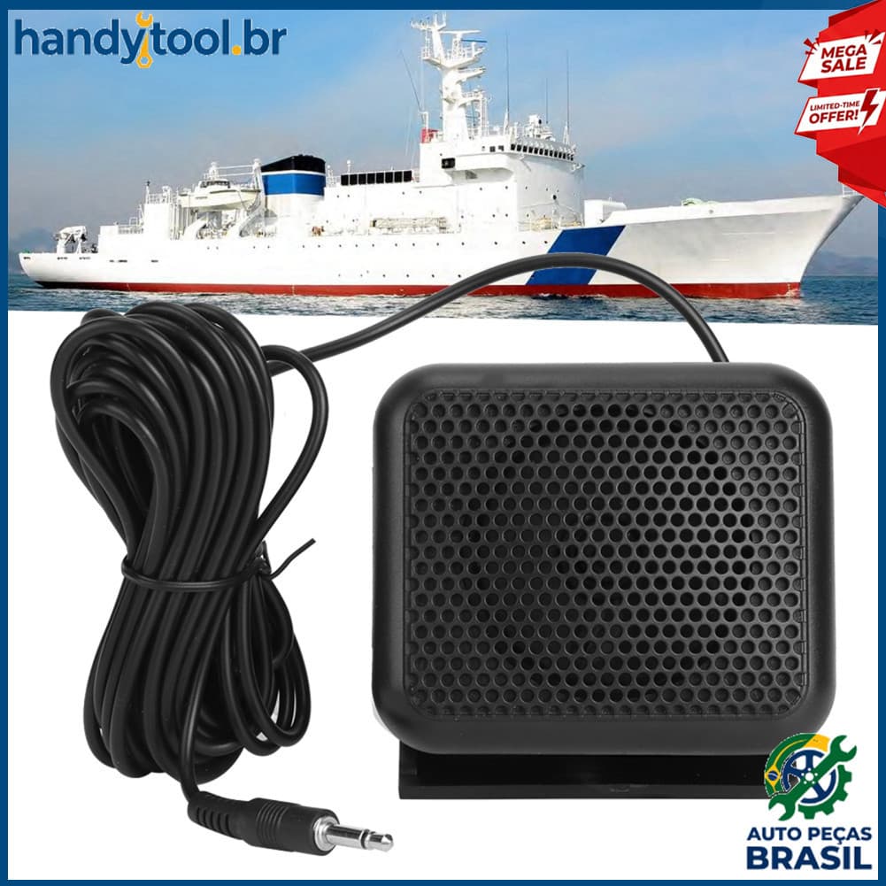 Alto-falante externo para carro Solinder Mini NSP-100 CB, adequado para pés-847 pés-920-950 -2000, alto-falantes