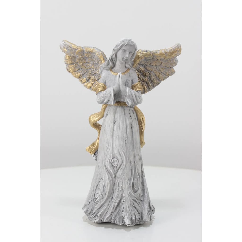Imagem Anjo Da Guarda 20 Cm Gesso