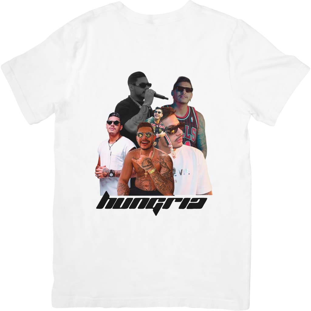 Camiseta Personalizada cantor hungria hip hop