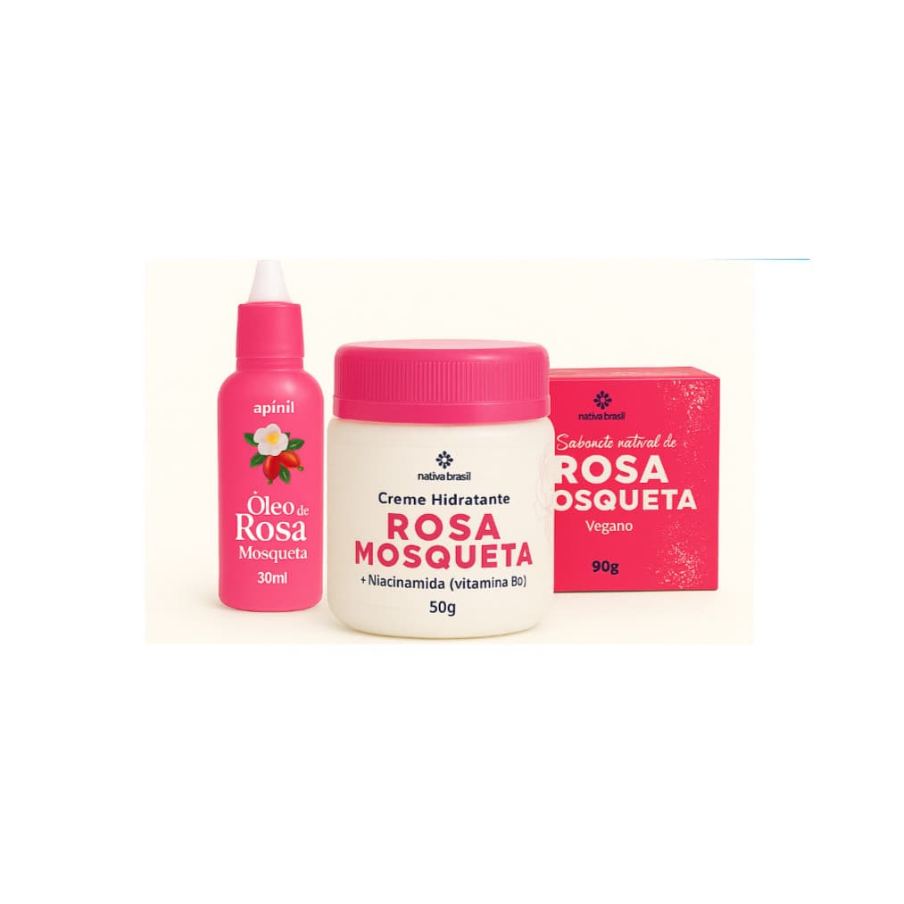 Creme Rosa Mosqueta 100% hidratante Corporal  e Facial Antiestrias e Antimanchas