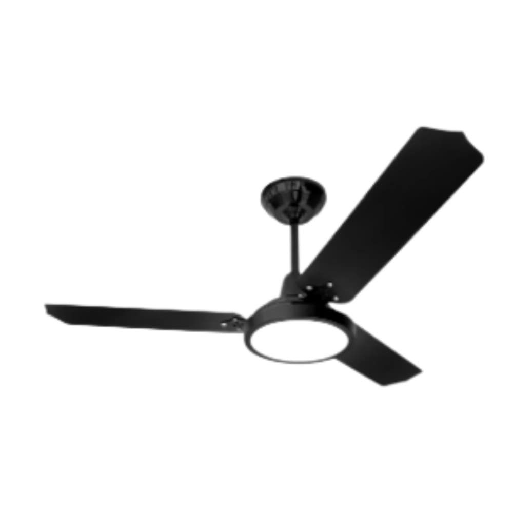 Ventilador Teto Diplomata Lumi Led M3 3 Pás Preto 127v