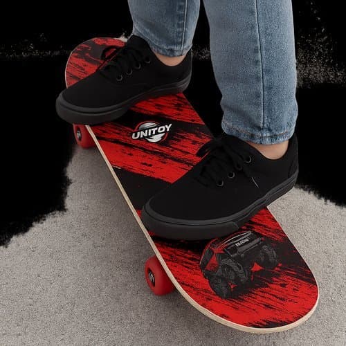 Mini Skate Infantil Estampado Diversao Seguranca Compacto Portatil