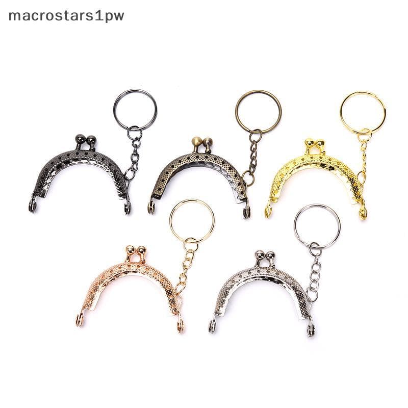 1 Peça 5cm Porta-Moedas Moldura De Metal Com Chaveiro Faça Você Mesmo Arco Fecho Beijo Lo
