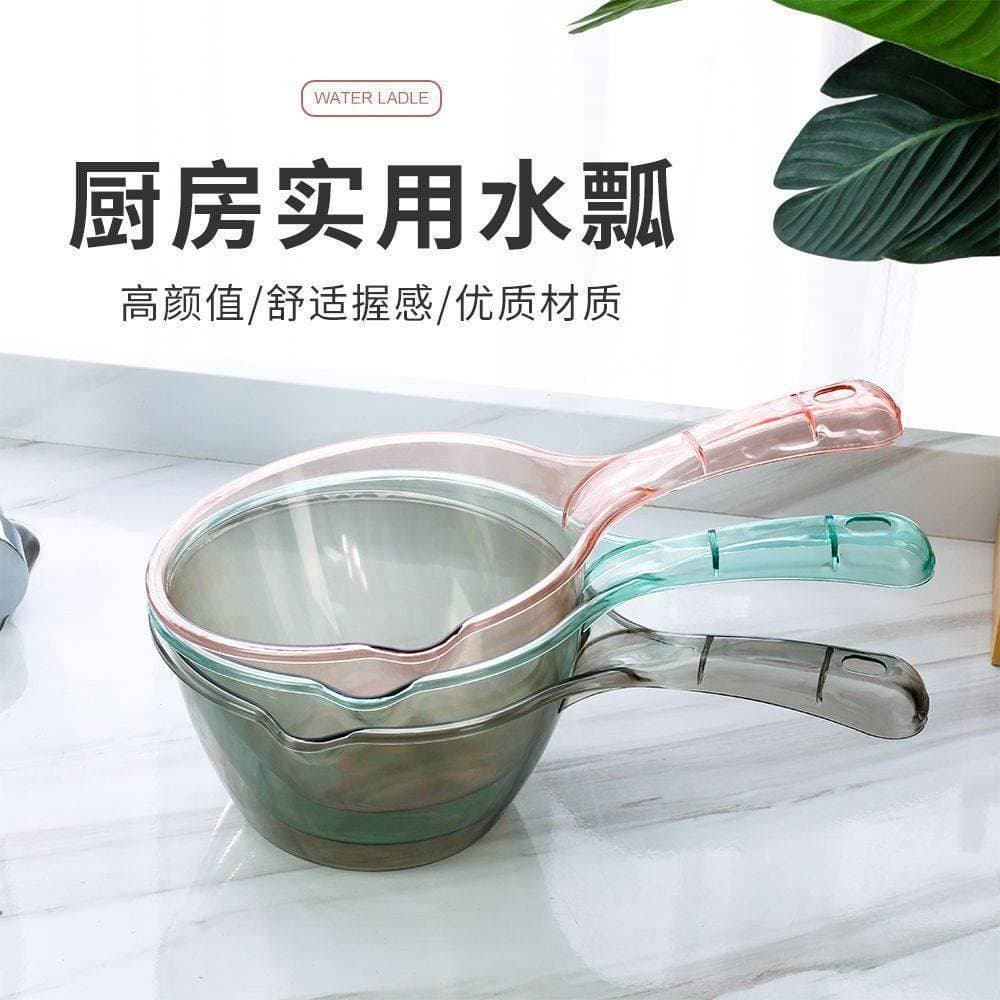 Colher de água cozinha colher de água inquebrável engrossado alça longa plástico Multi-Purpose tamanho grande criativo c