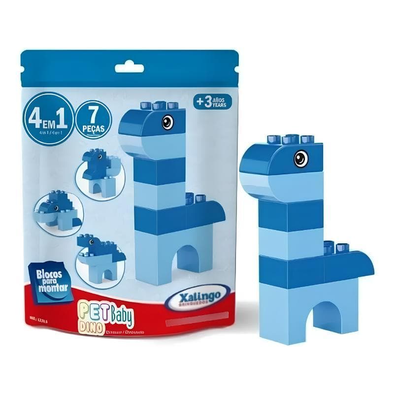 Blocos de Montar Dino Baby Pet