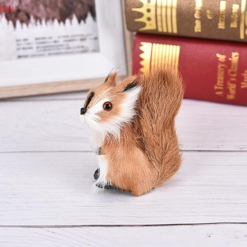 Brinquedo de Pelúcia Simulado de Esquilo, Presente para Crianças, Item de Decoração para Casa CFMR 04LL
