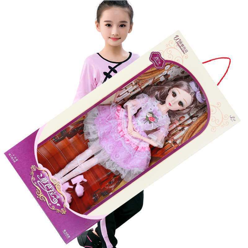 Conjunto Grande De Boneca Gey Barbe Dress Up Prncess Sngle Smulaton Chl