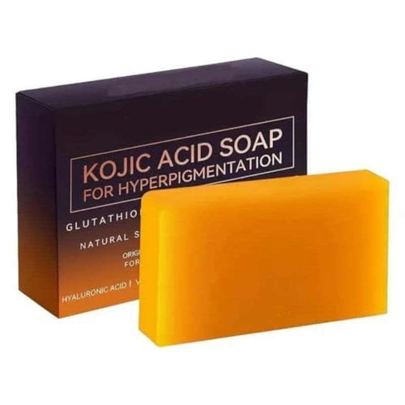 Sabonete De Ácido Kójico Para Hiperpigmentação Em Barra Removedor De Manchas Escuras Com Vitamina C , Retinol , Colágeno