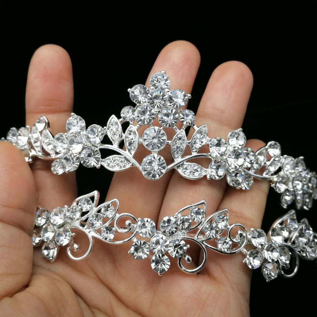 Coroa De Casamento Nupcial Delicada Charmosa Cocar Princesa Elegante C1j2