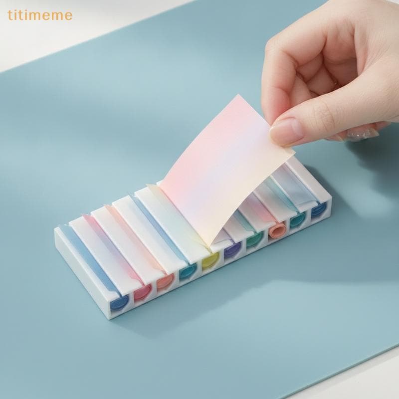 tr Mini Portátil Anti Rugas Caixa De Armazenamento De Folha De Transferência De Arte Do Prego 10 Slot Ideal Para DIY Ama