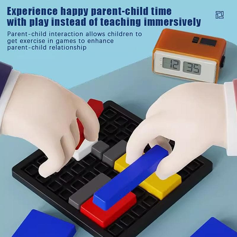 Criança Pensamento Lógico Treinamento Quebra-Cabeças Brinquedo Montessori Cubos Jogos De Tabuleiro Pai-Filho Brinquedos