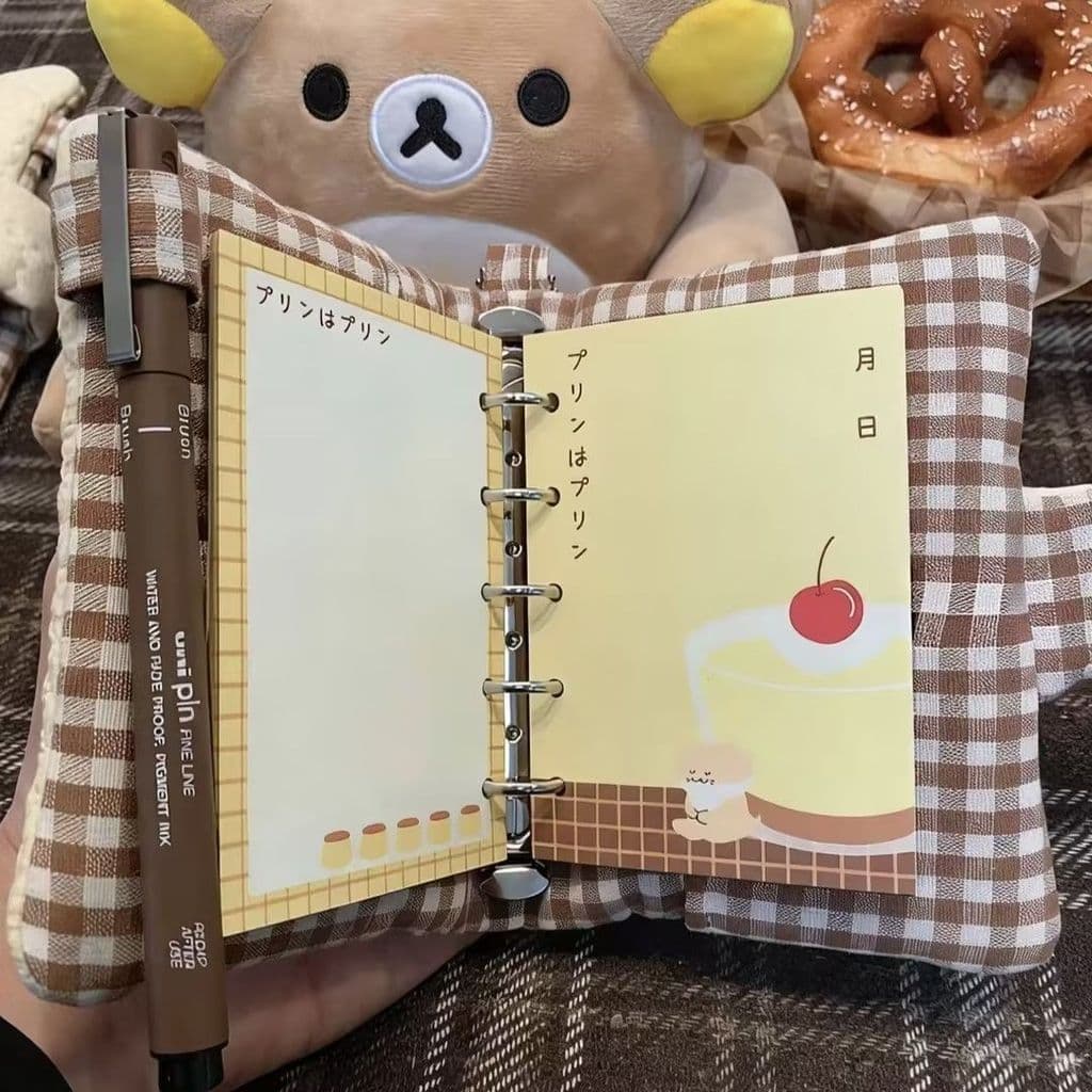 2026 livro de bolo de morango roupas feitas à mão livro de folhas soltas estudante M5 manual de alto valor diy caderno d