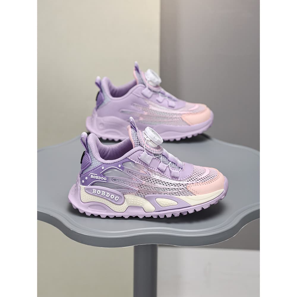 Babudou meninas sapatos de malha única crianças sapatos líquidos 2026 verão novo estilo respirável oco grandes crianças