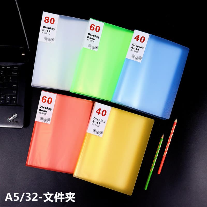 A5 pasta inserir informações livro escritório Bill pasta de armazenamento transparente à prova dwaterproof água livro de