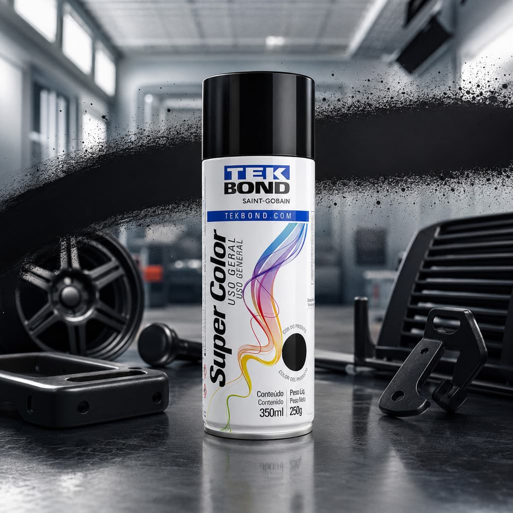 PRETO BRILHANTE 350 ML TEKBOND