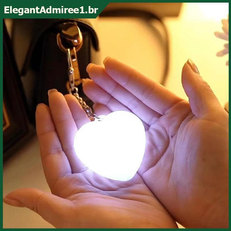 ELEGA Touch Sensitive LED Luz De Bolsa Em Formato De Coração , Lâmpada Noturna Com Sensor Automático