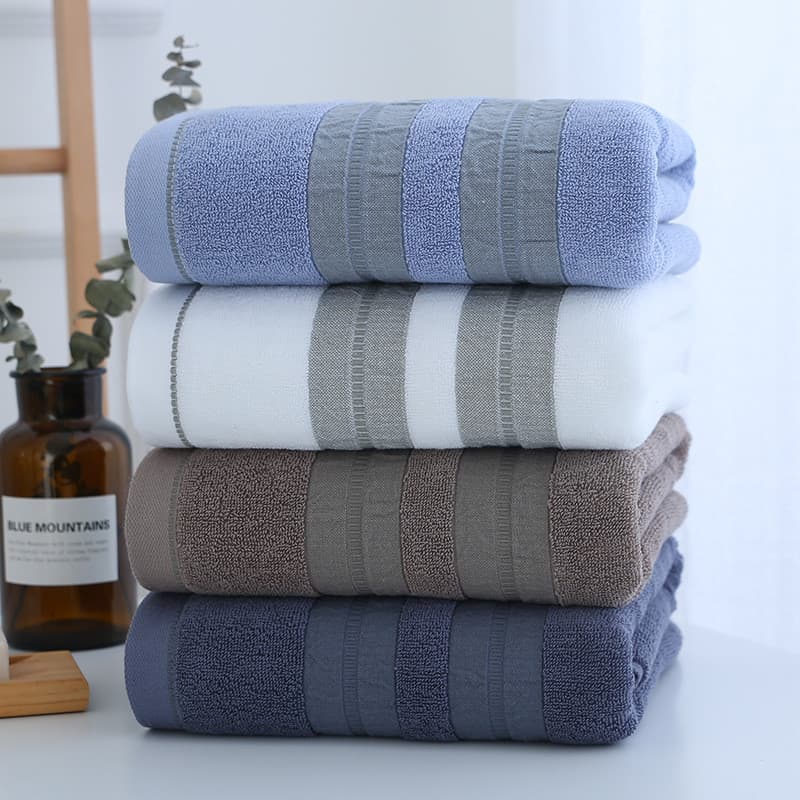 Toalha De Banho De Algodão Grosso Luxo Macio Absorvente Puro