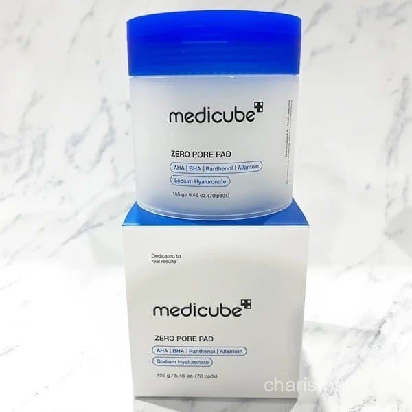 2JMR MEDICUBE Medi Zero Pore Pad Toner Facial De Camada Dupla Para Esfoliação Feminina