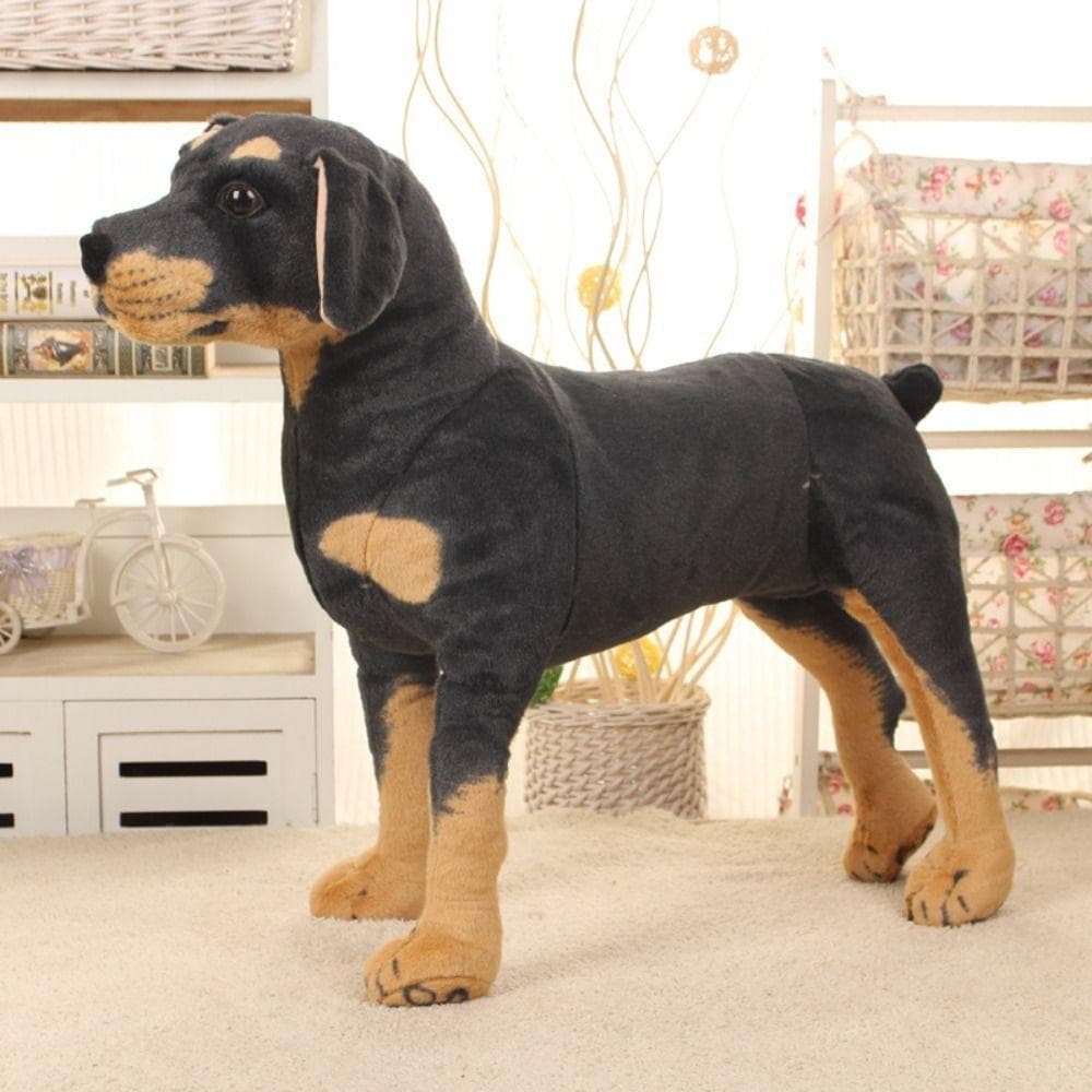 Brinquedo De Pelúcia Para Cachorro   , Boneca Em Pé , Simulação De , Animal Preto