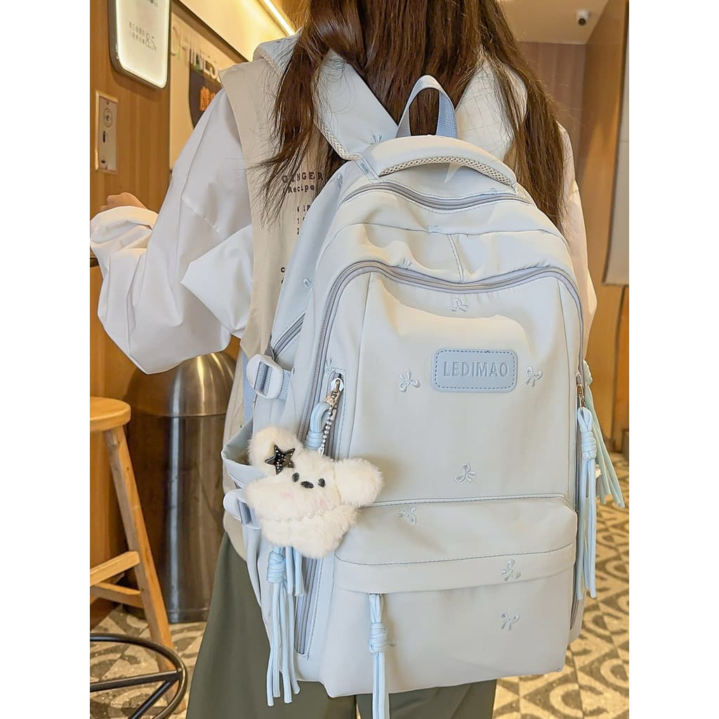 Mochila escolar francesa para meninas, estudantes do ensino fundamental 2026, novo estilo, grande capacidade, estudantes